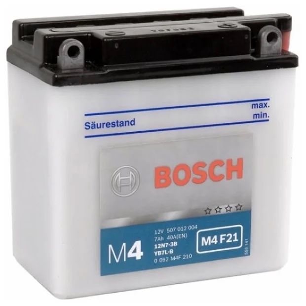Аккумулятор Bosch 0092M4F210 FP M4F 12V 7AH 40A, Bosch